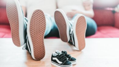 couples wearing sneakers